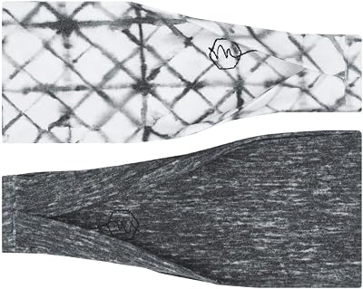 Maven Thread 4 Wide Workout Headbands for Women 2 Pack – Non-Slip Sweatbands for Gym, Running & Yoga
