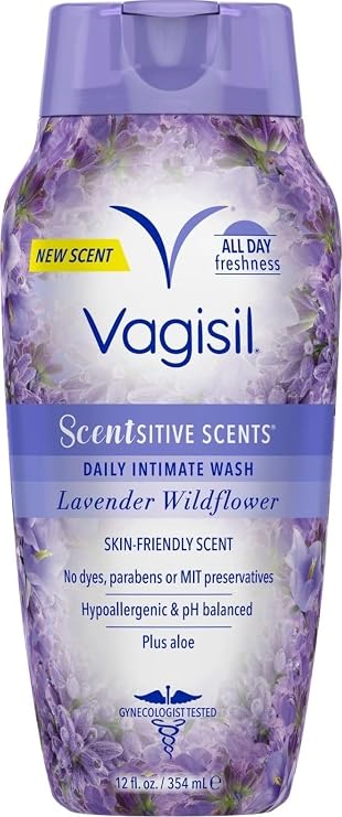Vagisil Scentsitive Scents Feminine Wash, Coconut Hibiscus,12 Fl Oz(3 Pack)