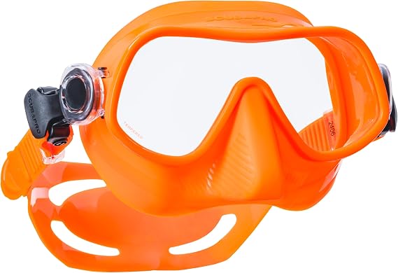 SCUBAPRO Steel Pro Scuba Diving Mask for Freediving, with Single Lens and Frameless, Low Volume Design