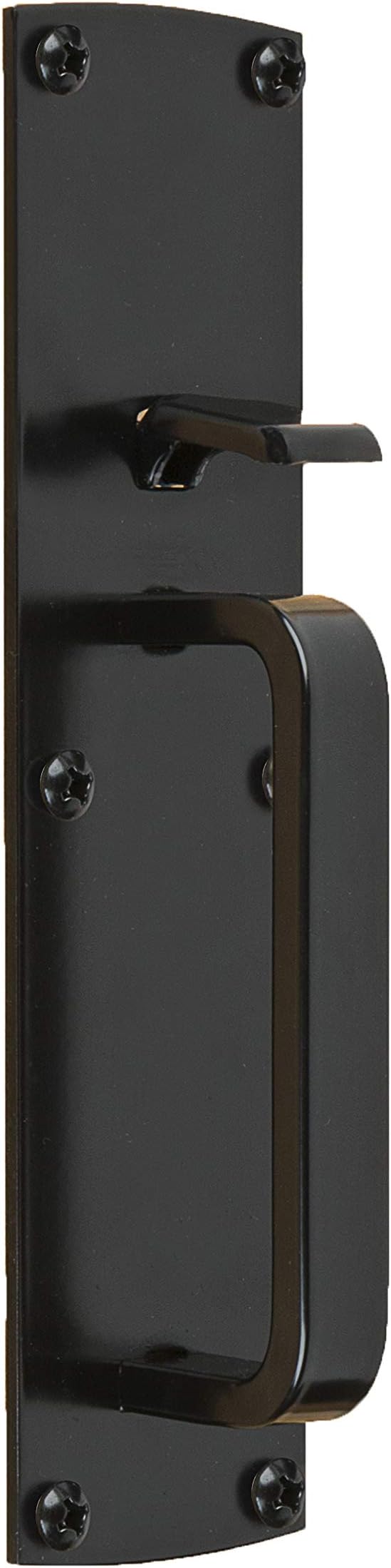 National Hardware Gate Thumb Latch, Steel, Black WeatherGuardTM Finish