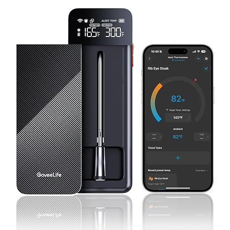 GoveeLife Smart Bluetooth Wireless Meat Thermometer Digital with App Alerts
