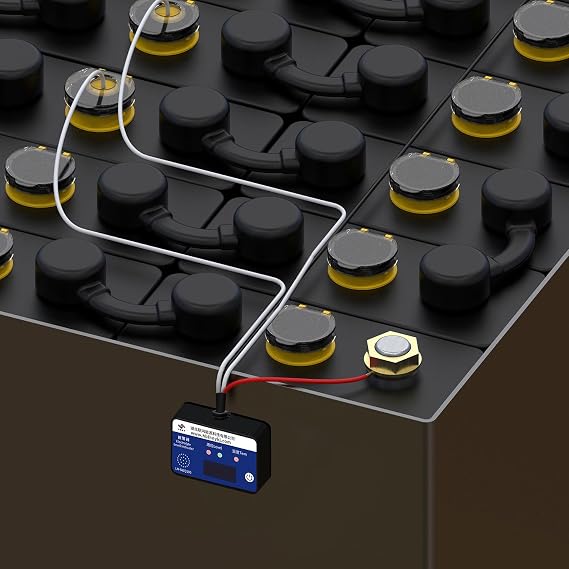 Battery Electrolyte Level Indicator, Battery Fluid and Temperature Sensor Alarm with LED Indicator