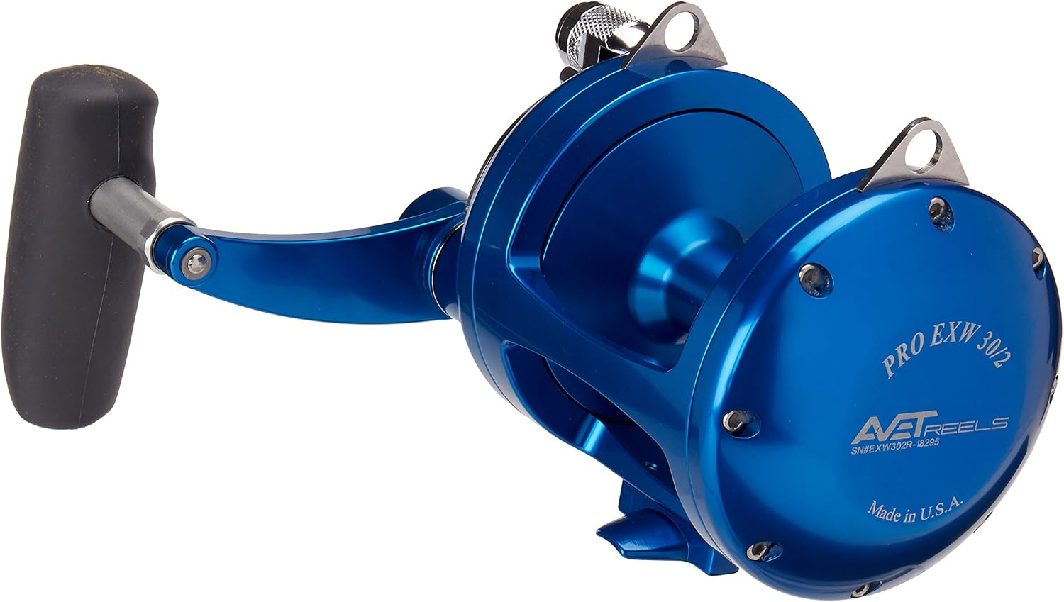 Avet Reels 2-Speed Reel, Blue, Right