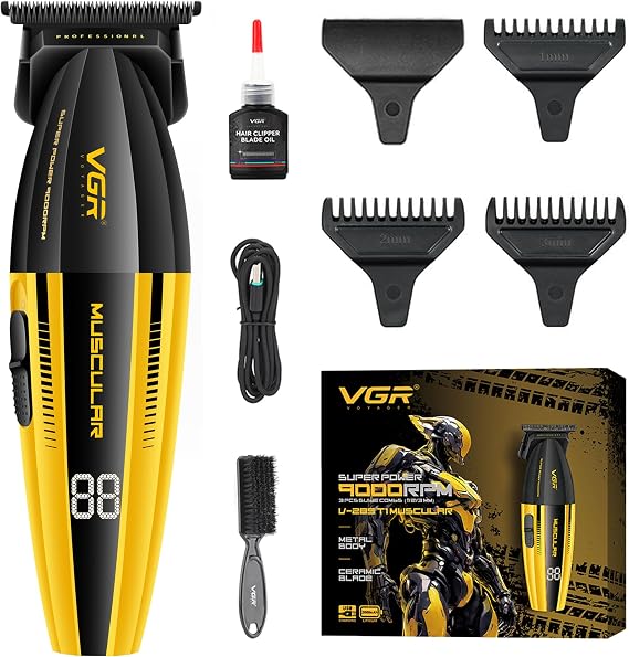 VGR 285T Professional Hair Trimmer for Men with Zero-Gap T-Blade