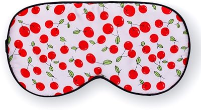Maxfeel 100% Pure Silk Eye Mask Sleep Eye Mask Eye Cover Eyeshade Sleeping Eye Mask Printed Colors #18