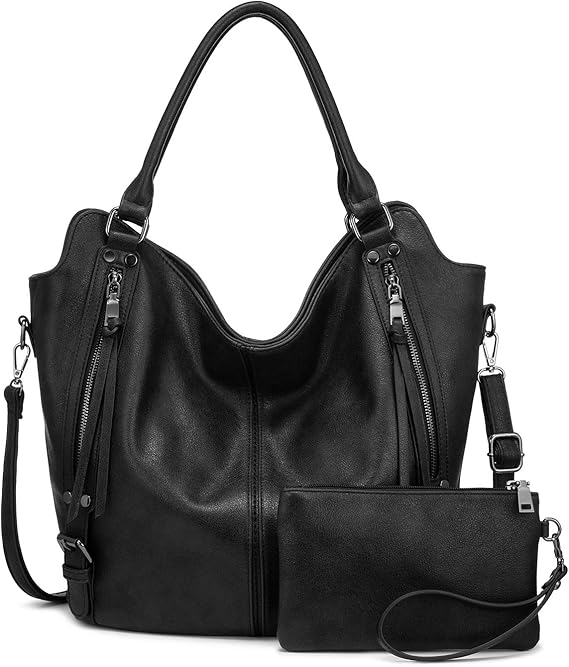 Tote Bag for Women PU Leather Shoulder Bags Fashion Hobo Bags Large Purse and Handbags with Adjustable Shoulder Strap