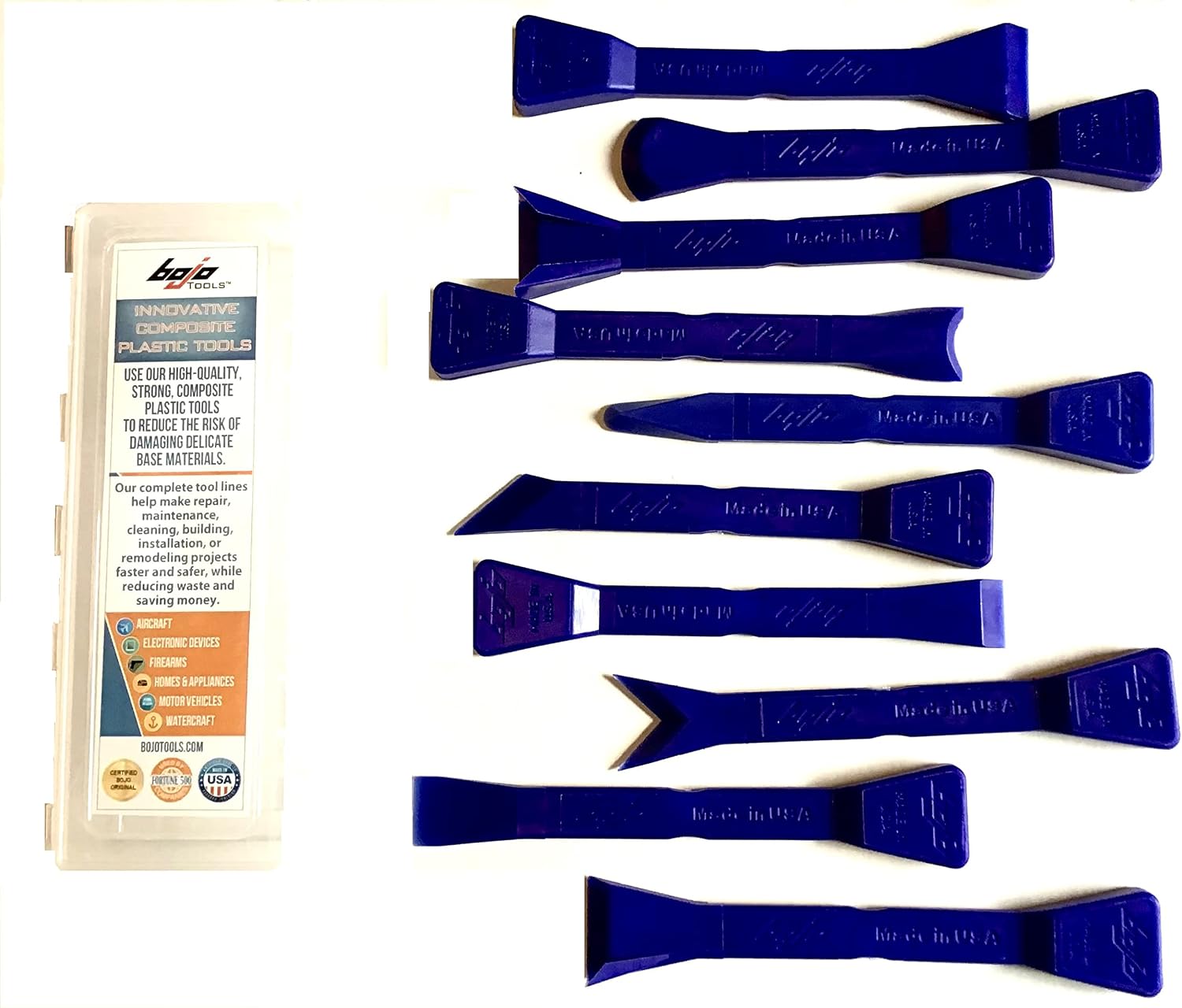 BOJO Deluxe Scraper Kit 10 Piece Deluxe Scraper Kit