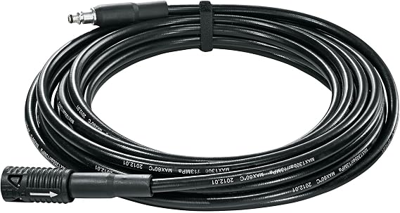 Bosch Home And Garden 6 Meter Hose Extension for High Pressure Washes (Suitable for Machines Up to 160 Bar)