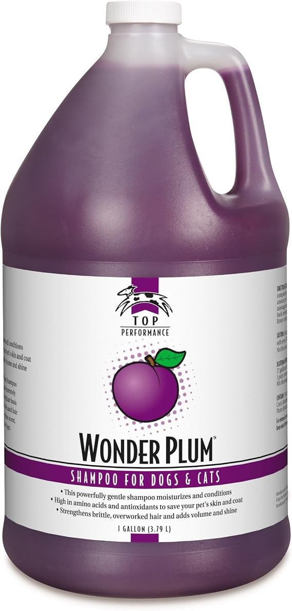 Top Performance Wonder Plum Dog and Cat Shampoo, 1-Gallon