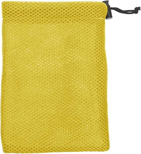 MagiDeal Small Mesh Drawstring Bag Stuff Sack Multipurpose Storage Pouch Mesh Bag for Cosmetics, Collecting Toys, Golf Balls