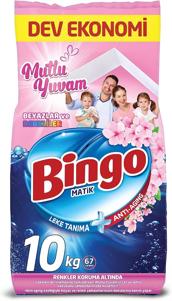 Bingo Powder Laundry Detergent Machine Happy Home 10000 g
