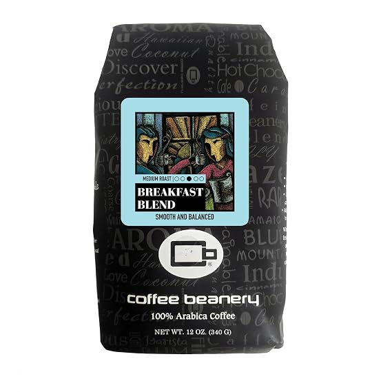 Breakfast Blend Specialty Coffee | 1 Bag of 12oz. Coffee (Coarse) | Medium Roast