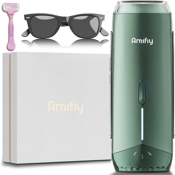 Ice Cooling IPL Home Use Hair Removal Device, Laser Hair Removal Machine Painless Epilator for Women Men, 3 Energy Levels & 2 Modes, Face Body Use with Razor & Glasses