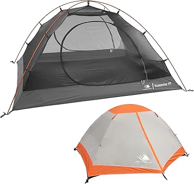 Hyke & Byke Yosemite Hiking & Backpacking Tent - 3 Season Ultralight, Waterproof Tent for Camping wRain Fly and Footprint - 2 Person - Lime Green