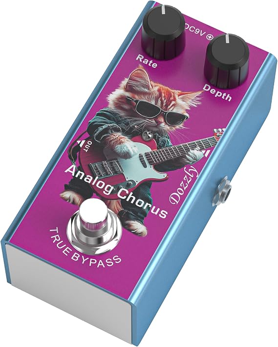 Chorus Guitar Pedal Analog Chorus Electric Guitar Effects Pedal DC 9V True Bypass