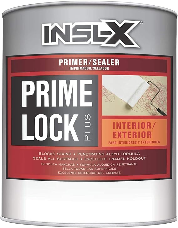 INSL-X Prime Lock Plus Alkyd Wood and Drywall Primer, 1 Quart, White