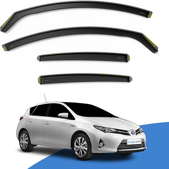 EdgeVisors Wind Deflectors Toyota Auris MK2 5Dr Hatchback 2012-2018 4pc