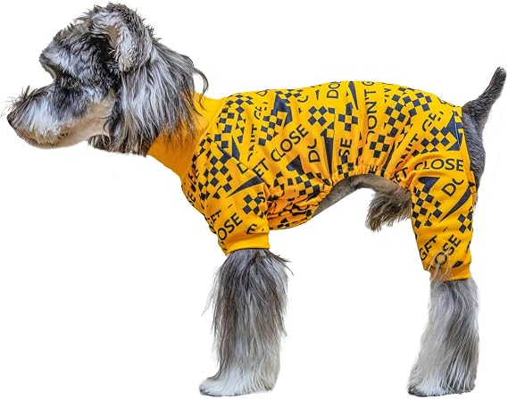CuteBone Thermal Dog Pajamas Turtleneck Christmas Coat Fleece Outfit Soft, Cozy High Neck Dog Clothes Pet Onesie for Cold Weather, Ideal for Small & Medium Dogs Puppy Pjs Costume GP03M