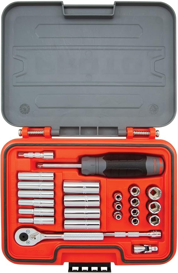 Proto J47125S 1/4 DR 25PC SAE 6PT