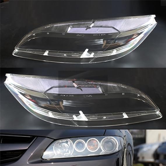 Car Headlight Cover Headlamp Clear Lens Cover Replacement for Mazda 6 2003 2004 2005 2006 2007