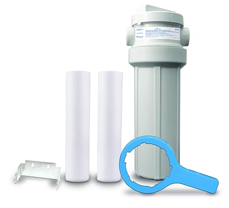 Watts Premier Whole House Water Filtration Kit with Bypass Valve White