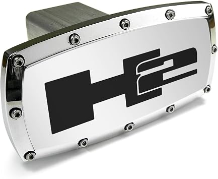 Hummer H2 Logo Chrome Billet Tow Hitch Cover