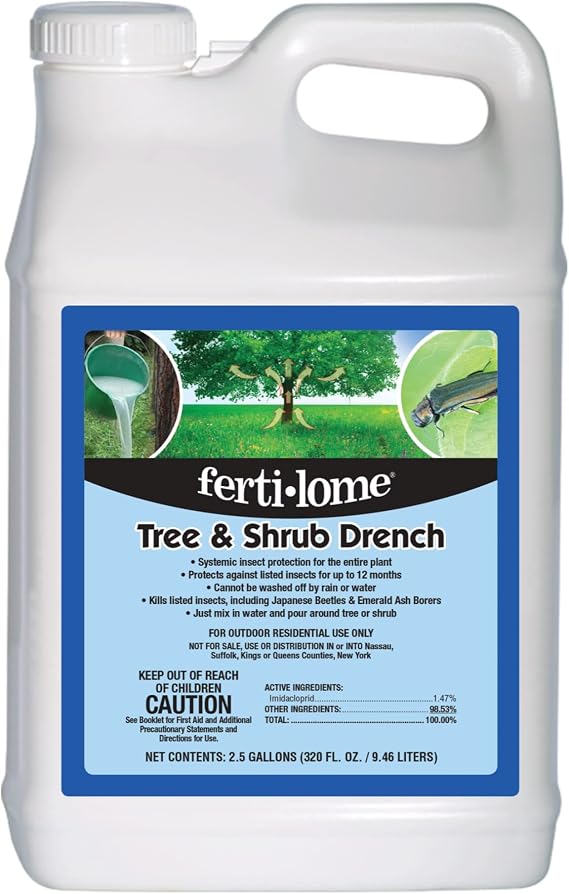 Fertilome 10208 2.5 Gal Tree & Shrub Systemic Insect Drench