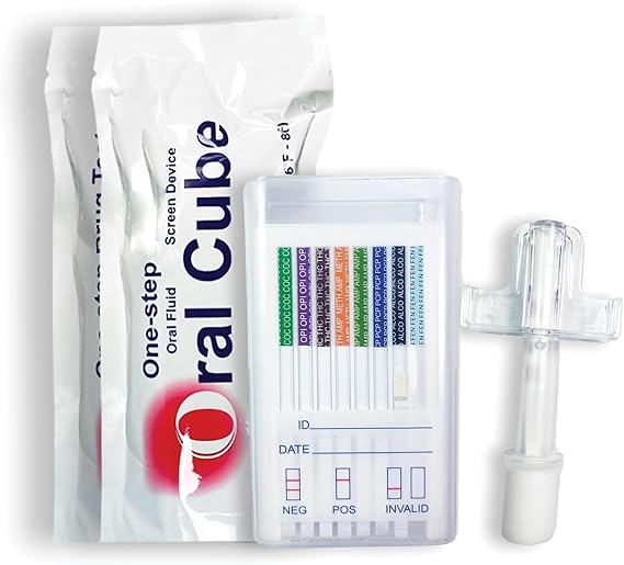 7 Panel Saliva Screen Test - Rapid Home Mouth Swab Test Kit Multi Screening Testing Kit Easy to Use