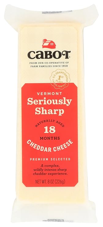 Cabot Creamery Seriously Sharp Cheddar Cheese, 8 oz