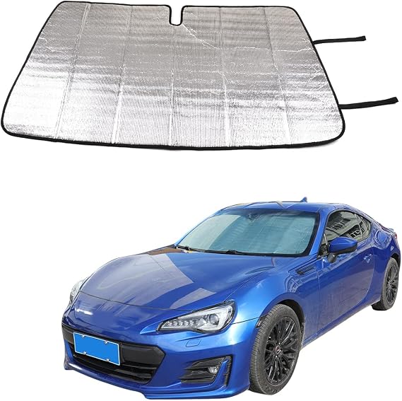 Windshield Sun Shade Compatible with Toyot @GT86/Subaru BRZ 2012-2020 Car Windshield Reflective Sunshade Protector Sun Shade Accessories