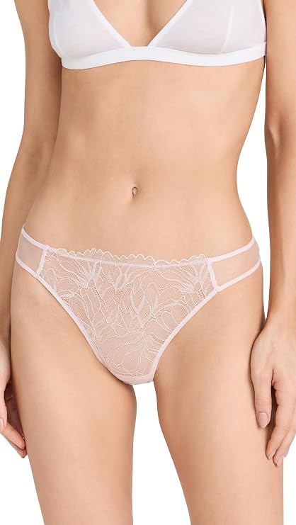 Calvin Klein womens Calvin Klein Women's Floral Lace ThongUnderwear