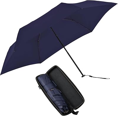 Knirps X4U My Clever Companion 90cm Diameter Windproof Manual OpenClose Umbrella, Small and Compact Design for Travel and All Weather Protection, with Retractable Feature and Travel Case
