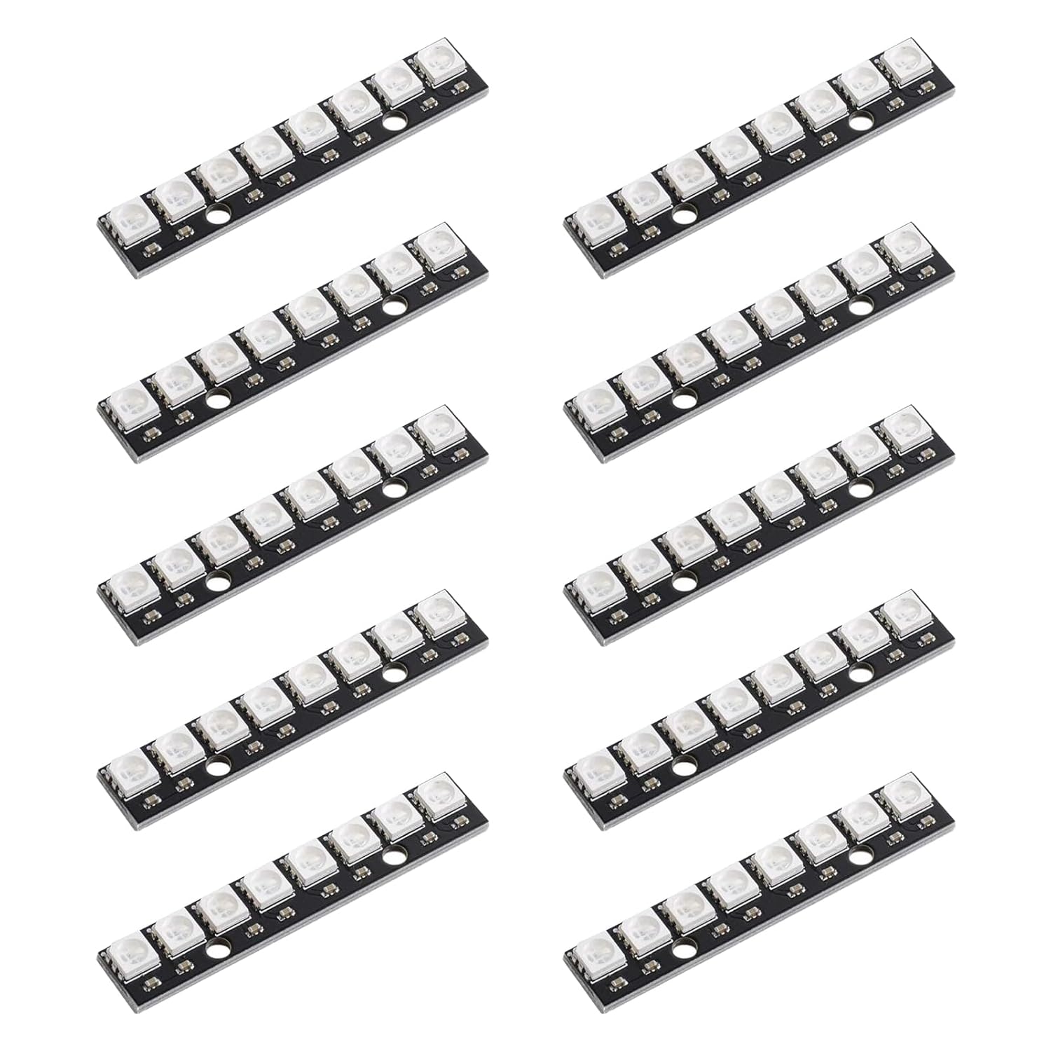 WS2812 RGB LED Module, Built-in Driver for Arduino Raspberry Pi ESP32, Pack of 10