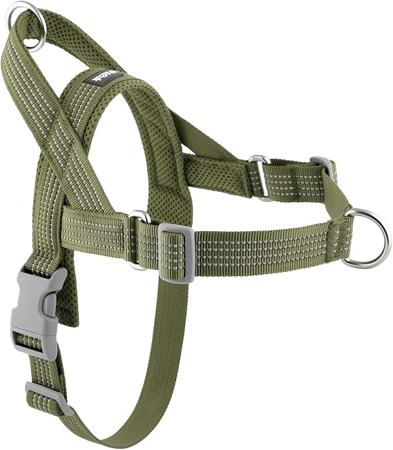 No Pull Dog Harness with Handle, Adjustable Soft Mesh Padded Vest
