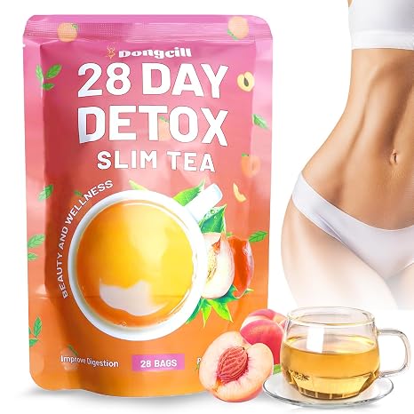 Detox Tea for Weight Loss Detox Cleanse Weight Loss Tea Natural Body Shaping Tea Natural Oolong & Peach Blend for Natural Relief Gentle