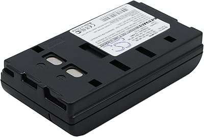 6v Compatible with Battery JVC GR-M3EG, GR-M3U, GR-M44, GR-M4U, GR-M5, GR-M5EG, GR-M5U, GR-M7, GR-M7PRO, GR-M7U, GR-S90S, GR-S95, GR-SV3, GR-SV3V