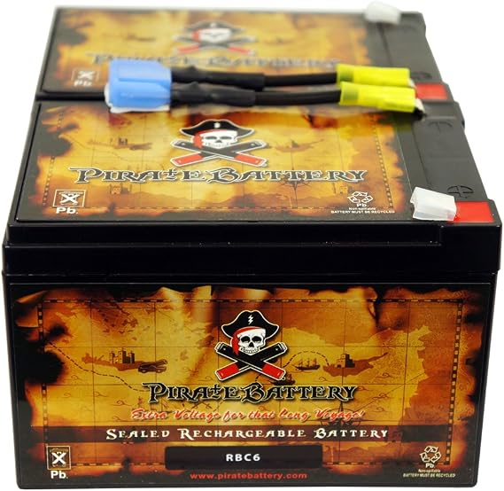 RBC6 UPS Complete Replacement Battery Kit for APC Cartridge #6