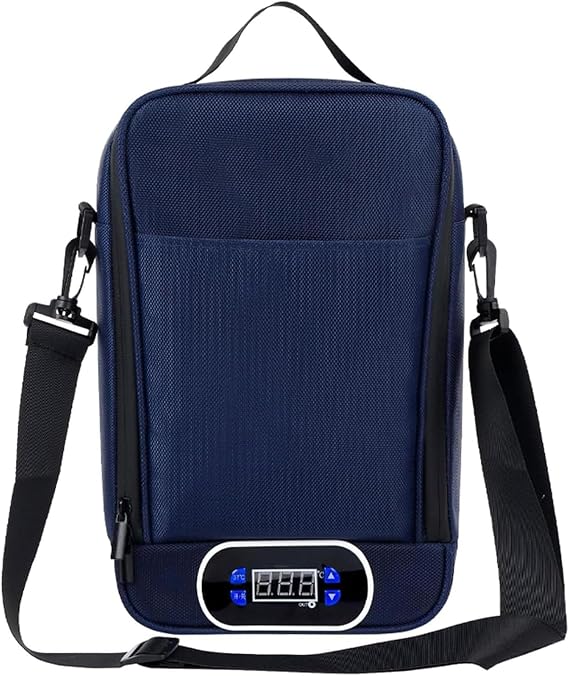 Portable Peritoneal Dialysis Fluid Warmer, 2L/4L Constant Temperature Heating Bag with Digital Display, Precise 37°C Control for Home, Travel & Car Use