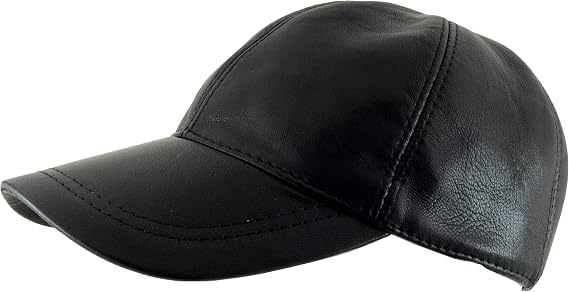 Ha G's Adjustable Genuine Leather Baseball Cap