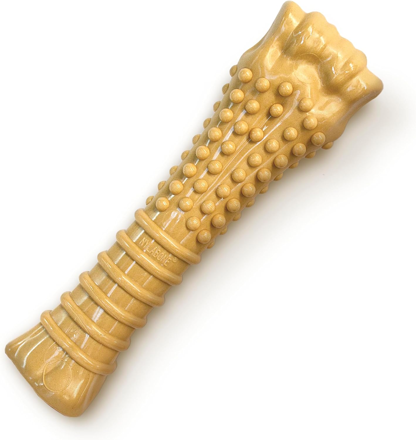 Nylabone Dura Chew Extreme Tough Dog chew Toy Bone, Allergen Free Peanut Butter Flavour, XL, for Dogs Over 23 kg Large for Extreme Chewers, Peanut Butter