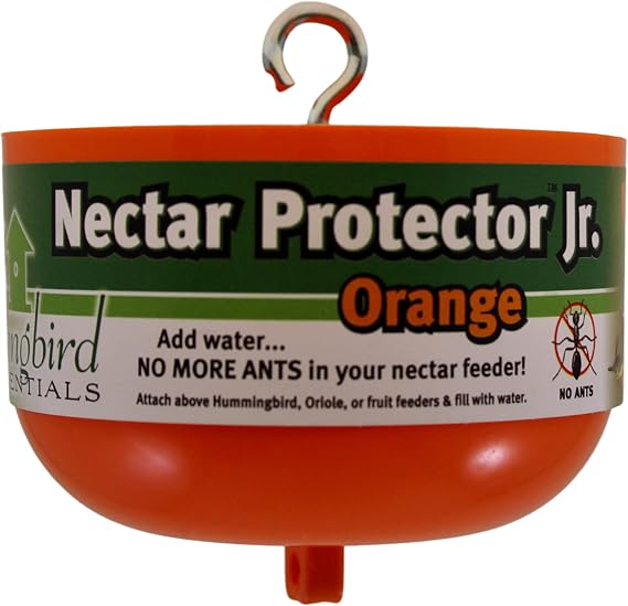 Songbird Essentials Nectar Protector Junior Bird Feeder Protection - Orange