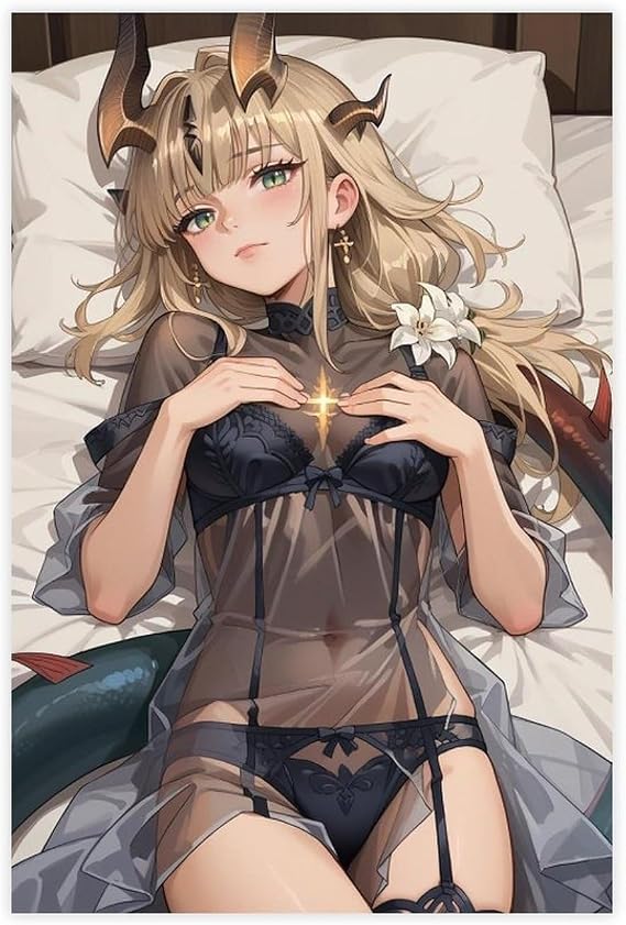 AI Japanese Anime, AI Sexy Beauties, Bikini Beauties, Stocking Beauties, Cute Girls, Ponytail Beauties, Sexy Underwear 58 Canvas Poster Wall Art Decor Print Picture Paintings for Living Room Bedroom D
