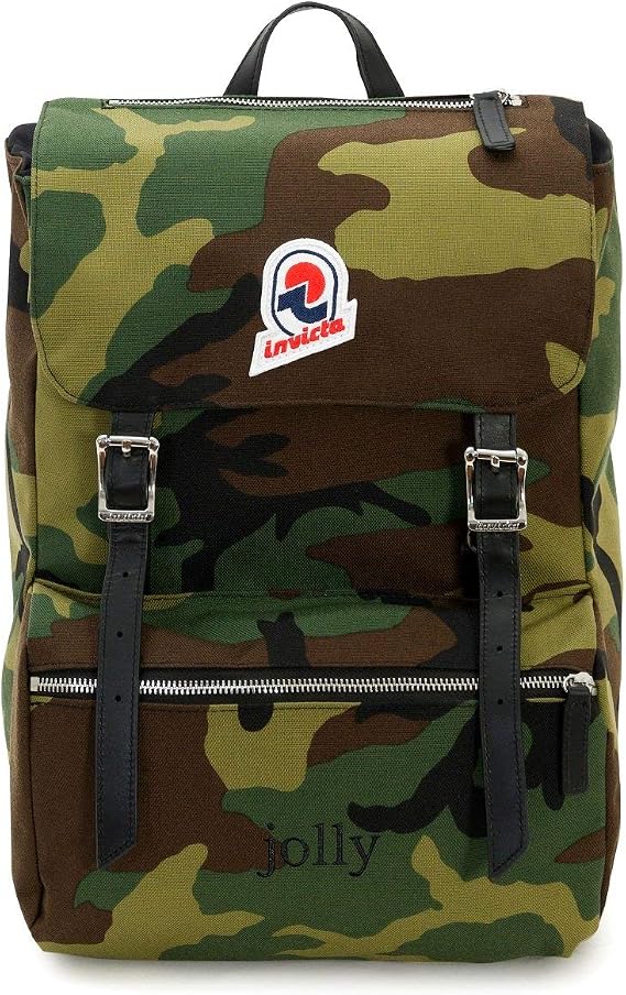 Invicta - Backpack Jolly Camouflage Star - 206001803, Camo, One Size, Modern