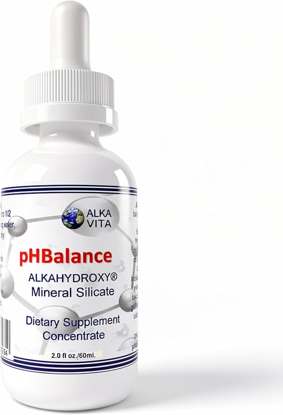 pH Balance Mineral Alkaline Drops University Certified for Healthier Living