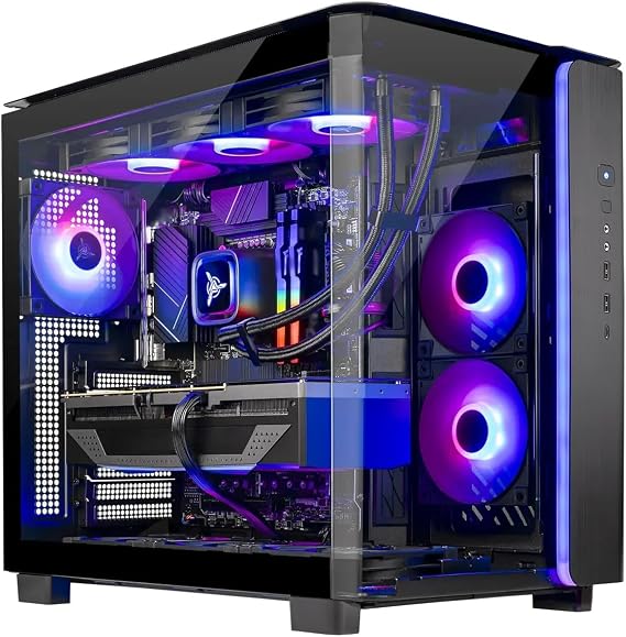 Skytech Gaming King 95 Desktop PC, Ryzen 9 9900X3D 4.4 GHz (5.5GHz), NVIDIA RTX 5070 Ti 16GB, 2TB Gen4 NVMe SSD, 64GB DDR5 RAM 6000 RGB, 850W Gold PSU, 360mm ARGB AIO, Wi-Fi, Win 11