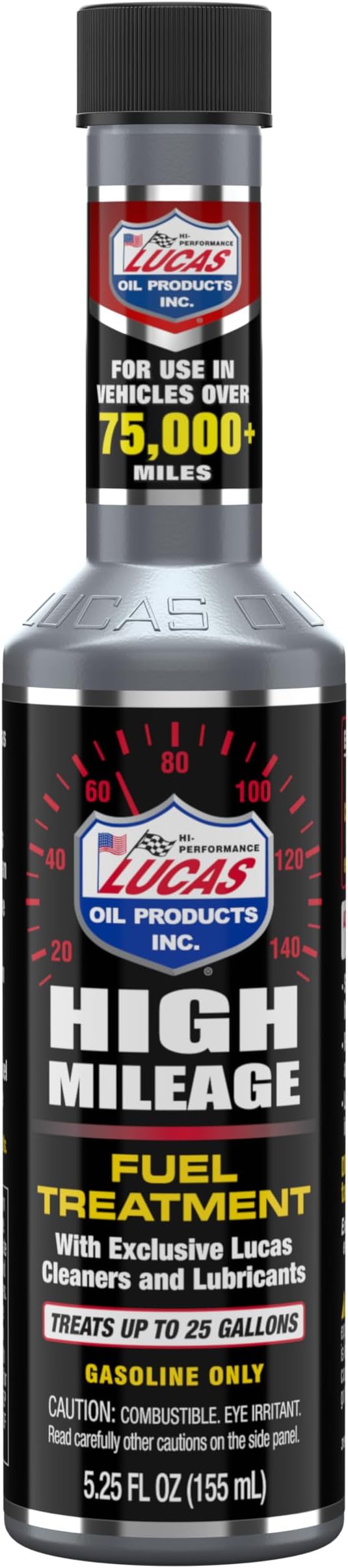 Lucas Oil 5.25 Oz. High Mileage Fuel Treatment - 1 Each
