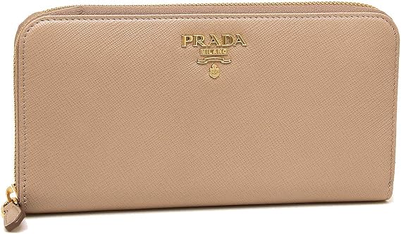 Prada 1ML506 QWA Women's Round Zipper Long Wallet