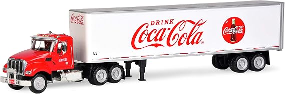 Coca-Cola 1/50 53' Coca-Cola Tractor and Trailer