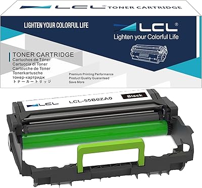 LCL 55B0ZA0 Black Imaging Unit Replacement for Lexmark MS331 MS331dn MS431 MS431dn MS431dw MX331 MX331adn MX431 MX431adn MX431adw MX432 MX432adw B3340 B3340dw B3442 B3442dw XM1342 MB3442 1-Pack
