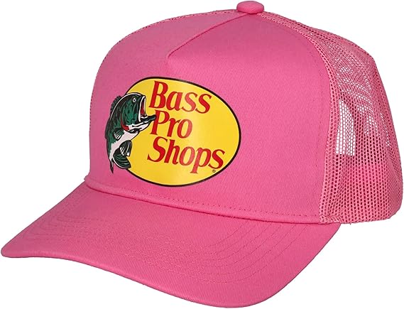 Bass オリジナル オーセンティックメッシュ トラッカーキャップ 帽子 - ユニ - スナップバック、釣り、ハイキング、キャンプ、カジュアルウェアに最適